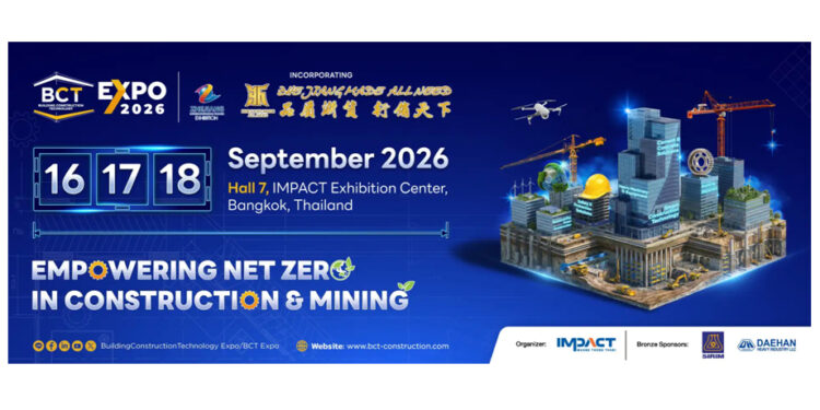BCT Expo 2026 to Strengthen India–Thailand Construction and Technology Partnerships